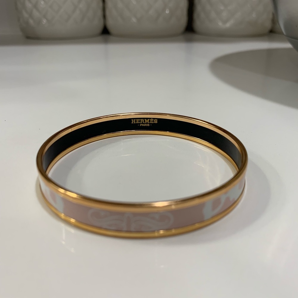 Hermès Brides De Galla Tattoo Bangle Bracelet